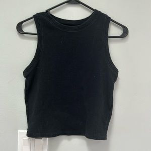 Black tank top
